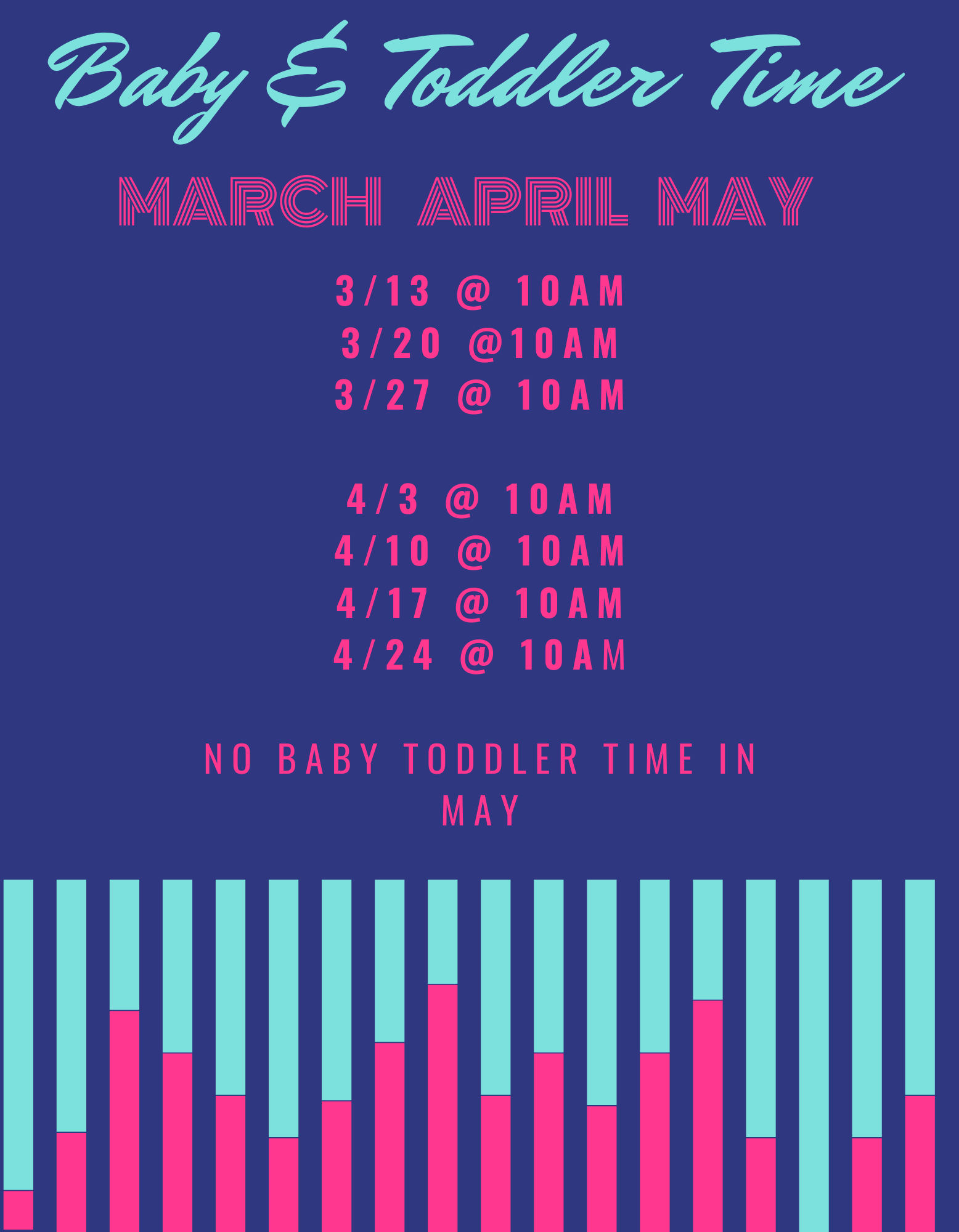 Baby Toddler March April May