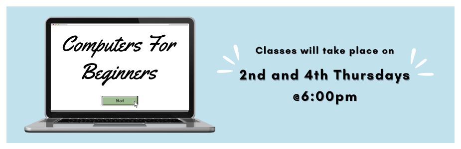 Join us at the Wilmington Public Library for Computer for Beginners! During this program, you’ll learn the basics of email, document creation, printing, and more. Sign ups are not required. 
